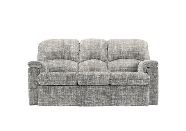 G Plan - Chloe Small Fabric 3 Seater Sofa - Shore Slate