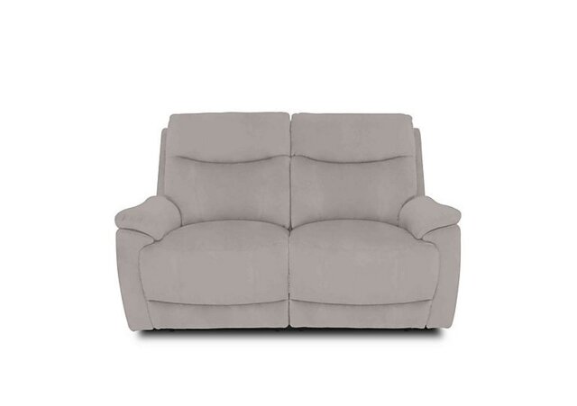 Sloane 2 Seater Fabric Power Recliner Sofa - Opulence Silver