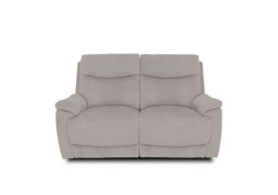 Sloane 2 Seater Fabric Power Recliner Sofa - Opulence Silver
