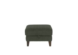 Ideal Home - Brondby Fabric Storage Footstool - R352 Forest Green