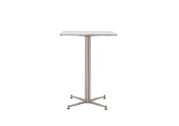 Cortina Square Bar Table - 70-cm - Carrara Marble