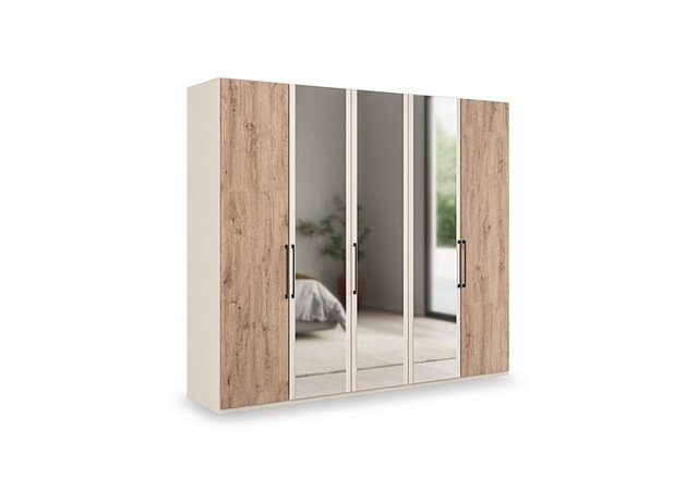 Wiemann - Tullio 250cm 5 Door Hinged Wardrobe with 3 Mirror Doors