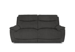 Sloane Fabric 3 Seater Power Recliner Sofa with Power Headrests - Opulence Granite