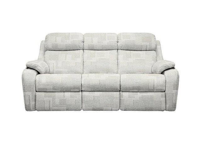 G Plan - Kingsbury 3 Seater Fabric Manual Recliner Sofa - Lydia Blush