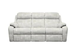 G Plan - Kingsbury 3 Seater Fabric Manual Recliner Sofa - Lydia Blush