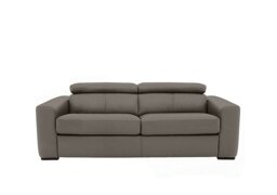 World of Leather - Infinity 3 Seater NC Leather Sofa Bed - NC Elephant