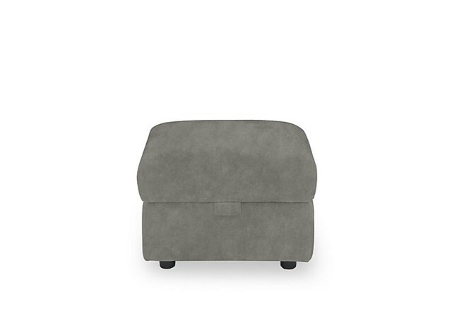 Panache Fabric Storage Footstool - Marble Stone
