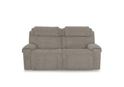 World of Leather - Hollywood Fabric 3 Seater Sofa - Silver