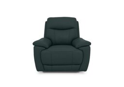 Sloane Leather Power Recliner Chair with Power Headrest - Peacock
