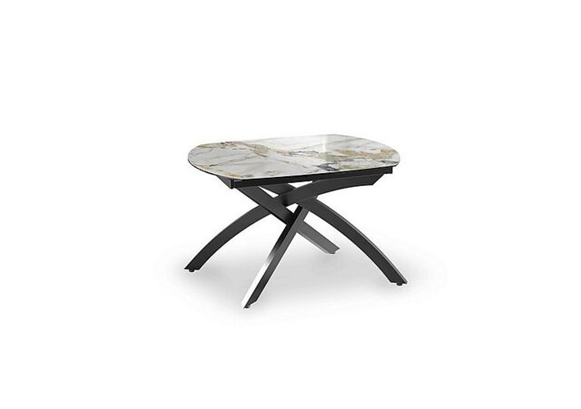 Rafa Swivel Extending Dining Table - 130-cm