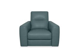 World of Leather - Nest NC Leather Chair - NC Lake Green