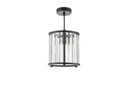 Kira 1 Light Pendant - Black