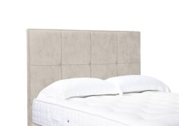 Artisan Collection Reigns High Floor Standing Headboard - Small Double - Sandstone Pearl