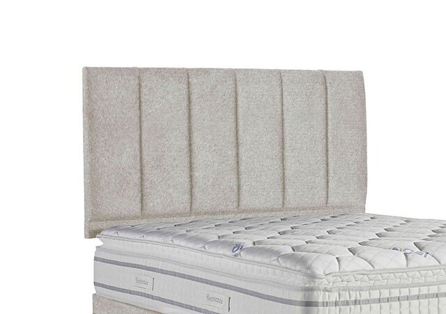 Sleepeezee - Spire Strutted Headboard - Double - Tweed Stone