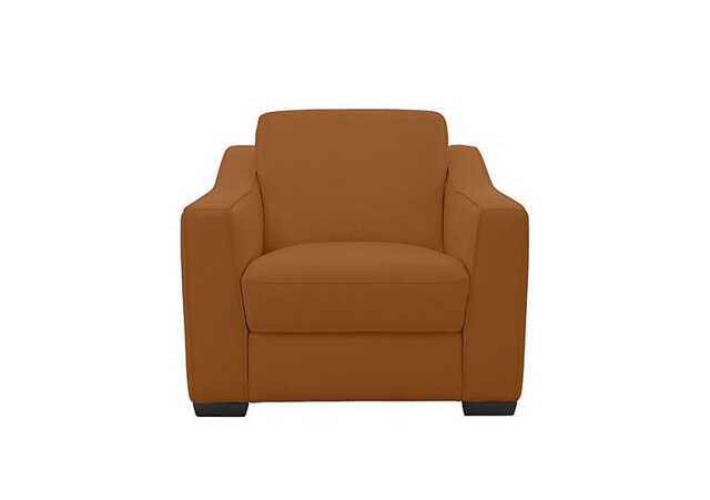 World of Leather - Optimus NC Leather Armchair - Pecan Brown