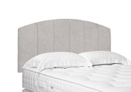 Artisan Collection Bow Standard Strutted Headboard - Super King - Tweed Stone