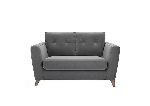 The Lounge Co. - Hermione 2 Seater Fabric Sofa - Koala Cub