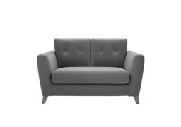The Lounge Co. - Hermione 2 Seater Fabric Sofa - Koala Cub