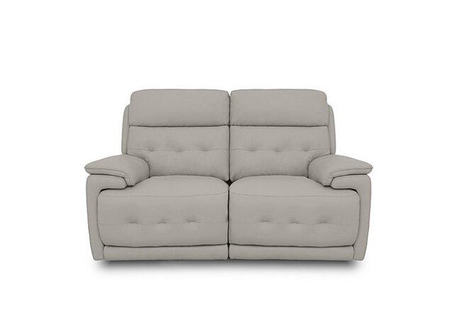 World of Leather - Brescia NC Leather 2 Seater Power Recliner Sofa with Power Headrests - Feather