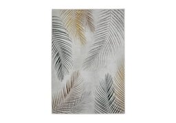 Jani Rug - 160cm-x-230cm - Grey with Gold & Silver