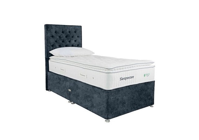 Sleepeezee - Natural Touch 3000 Pillowtop Divan Set with 2 Drawers - Single - Daytona Ocean