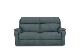 Nicoletti - Vito Fabric 2 Seater Sofa with Power Recliner - Baobab Blue