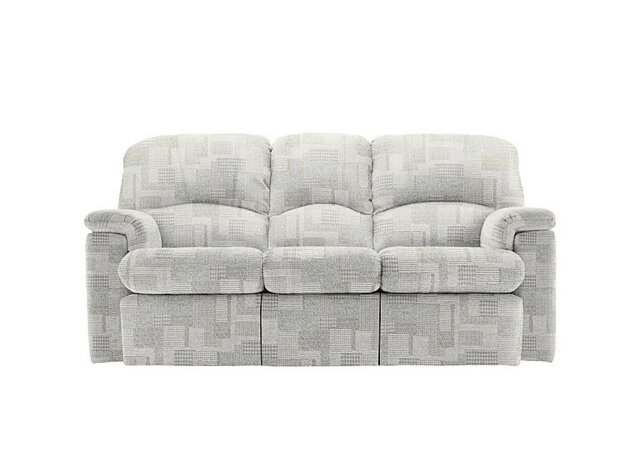 G Plan - Chloe 3 Seater Recliner Fabric Sofa - Lydia Blush
