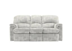 G Plan - Chloe 3 Seater Recliner Fabric Sofa - Lydia Blush
