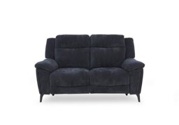 Panache Fabric 2 Seater Sofa with Power Recliner - Manhattan Indigo