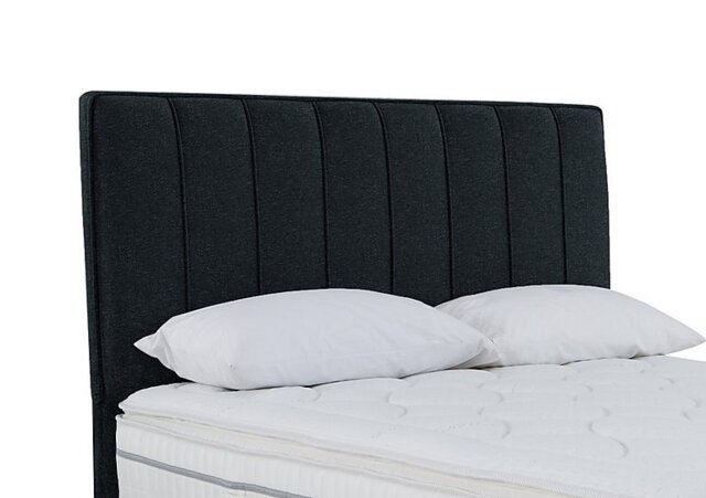 Sleepeezee - Daniel Floor Standing Headboard - Small Double - Weave Noir