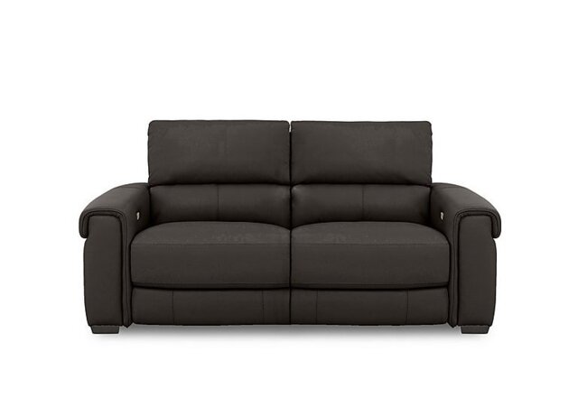 World of Leather - Nixon Leather 3 Seater Power Recliner Sofa - Dark Chocolate