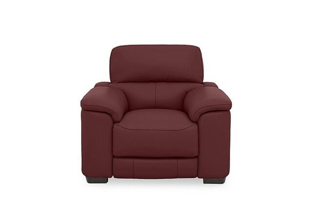 World of Leather - Nova Leather Chair - BV Deep Red