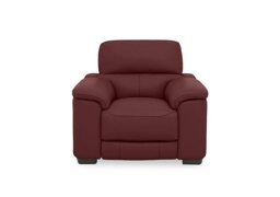 World of Leather - Nova Leather Chair - BV Deep Red