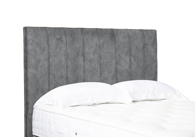 Artisan Collection Axel High Floor Standing Headboard - Single - Daytona Silver