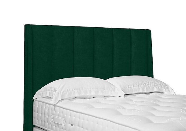 Artisan Collection Ryo High Floor Standing Headboard - Single - Plush Emerald