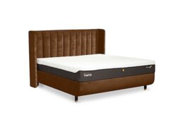 TEMPUR - Arc Disc Bed Frame with Lodret Headboard - Super King - Black & Gold