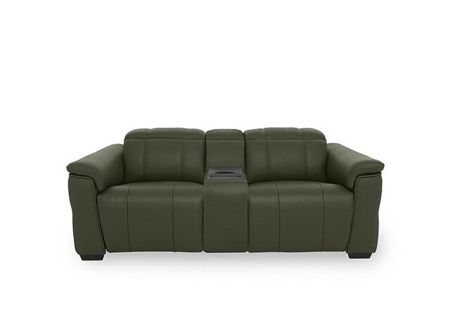 Inca NC Leather 2 Seater Power Recliner Sofa with Power Headrests and Fridge Console - Oslo Pine - Sofas and Armchairs - In Time for Christmas