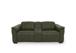 Inca NC Leather 2 Seater Power Recliner Sofa with Power Headrests and Fridge Console - Oslo Pine - Sofas and Armchairs - In Time for Christmas