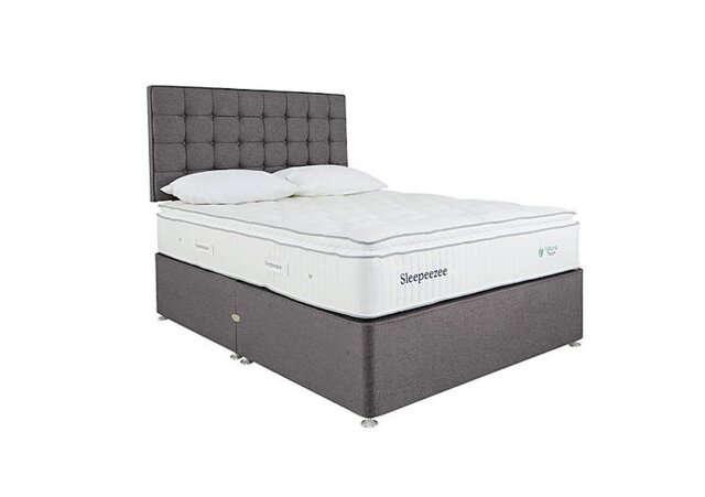 Sleepeezee - Natural Touch 2000 Pillowtop Divan Set with 4 Drawers - Double - Weave Americano