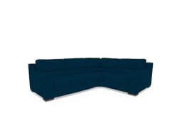 Viali Fabric Right Hand Facing Corner Sofa - Velvet Sky