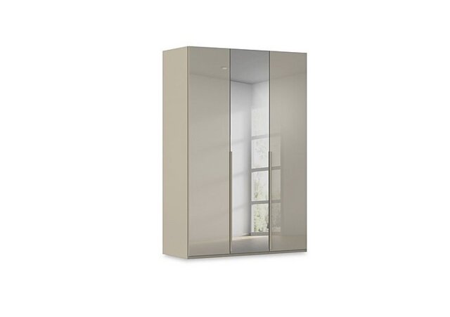 Rauch - Haven 151cm 3 Door Hinged Wardrobe with 2 Glass Doors and 1 Mirror Door