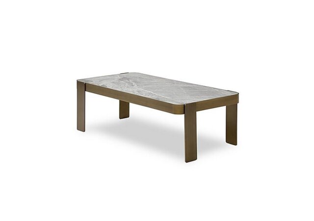 Bronze Rectangular Coffee Table - Living Room Furniture - In Time for Christmas