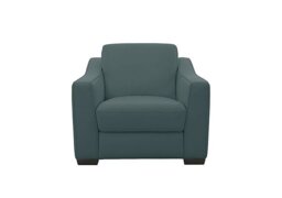 World of Leather - Optimus NC Leather Armchair - NC Lake Green