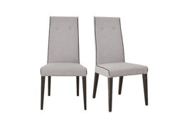 ALF - St Moritz Pair of Fabric Upholstered Dining Chairs