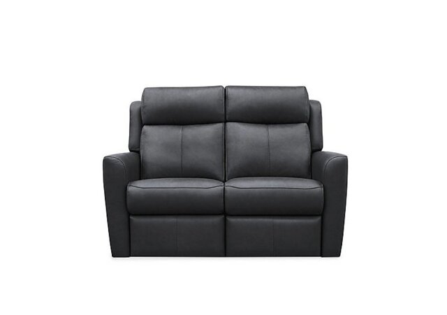 G Plan - Wren 2 Seater Leather Sofa - No Recliner - Cambridge Petrol Blue