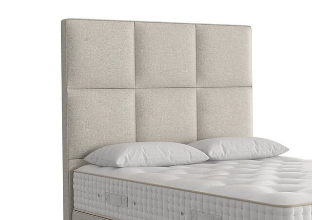 Vispring - Atlas Floor Standing Headboard - Super King - Boucle Stone
