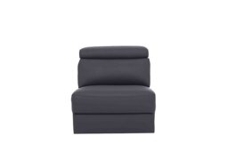 Nicoletti - Davide Leather Armless Unit - Torello Blu