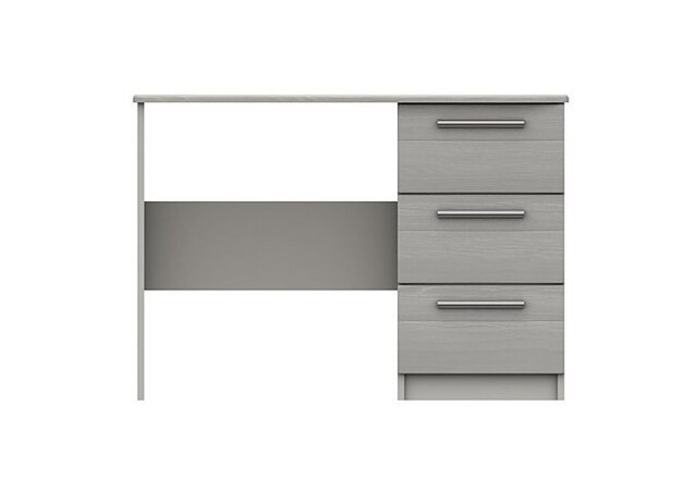 London Bedrooms - Victoria 3 Drawer Dressing Table - Light Grey