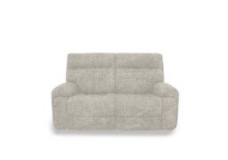 Cinemax Fabric 2 Seater Power Recliner Sofa with Power Headrests - Stone