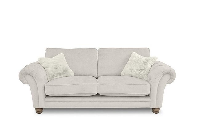 Ideal Home - Cotswold 3 Seater Classic Back Sofa - Darwin Ivory